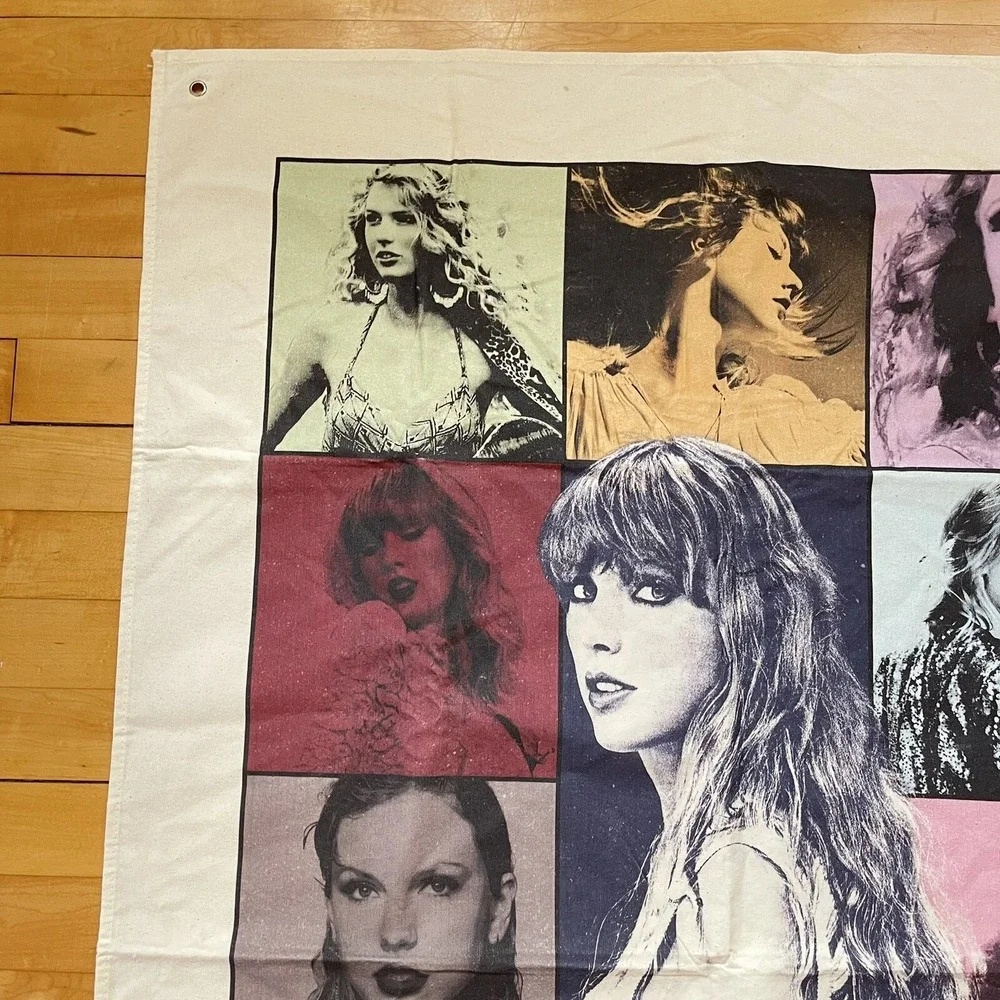 Official Taylor Swift The Eras Tour 2024 Tapestry Wall Art Official‎ Merch
